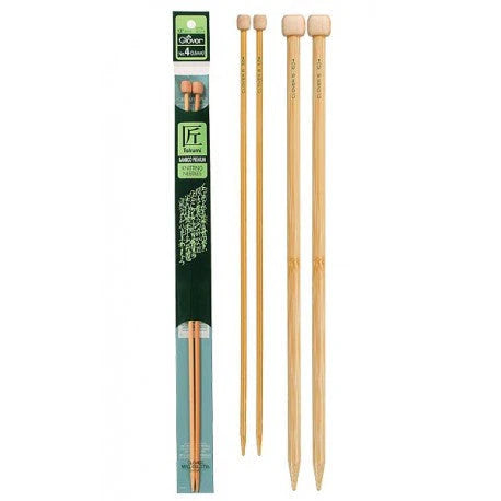 CLOVER 3012-11 Takumi Knitting Needles Brown, 14" Height